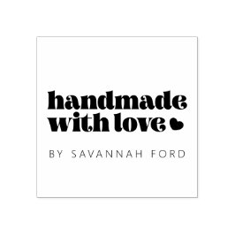 レトロヴィンテージスクリプト愛で手作り ラバースタンプ