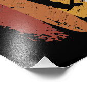 レトロヴィンテージスケートボード フォトプリント            (角)