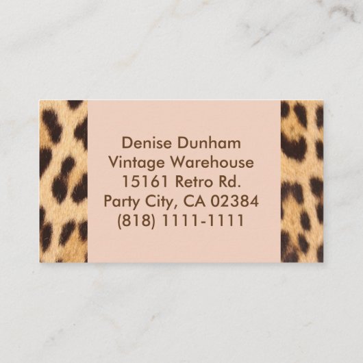 レトロヴィンテージスタイルさくらんぼプリント名刺 名刺