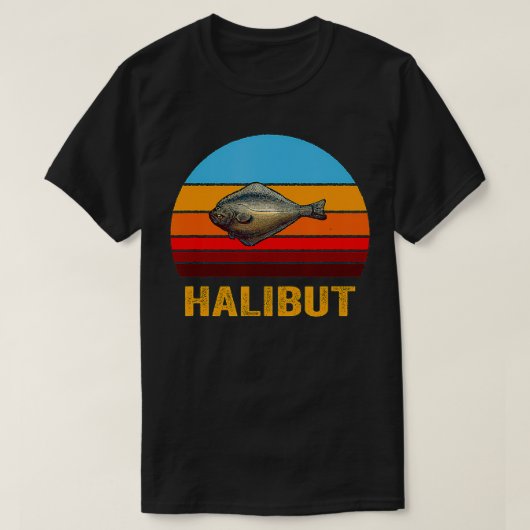 レトロヴィンテージスタイルサンセットハリバイ Tシャツ (デザイン正面)