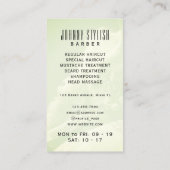 レトロヴィンテージスタイル大手金ゴールドロゴ名刺 名刺 (裏面)