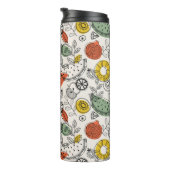 レトロヴィンテージスタイル果実模様 タンブラー (回転右)