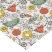 レトロヴィンテージスタイル果実模様 テーブルクロス (アングル)
