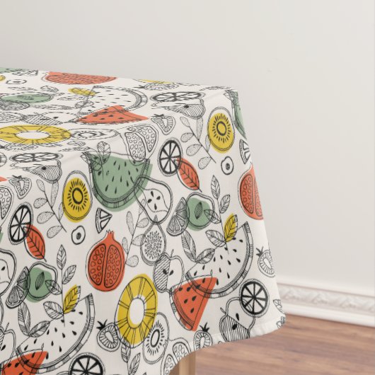 レトロヴィンテージスタイル果実模様 テーブルクロス (インサイチュ)