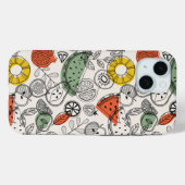 レトロヴィンテージスタイル果実模様 Case-Mate iPhoneケース (裏面 (横))