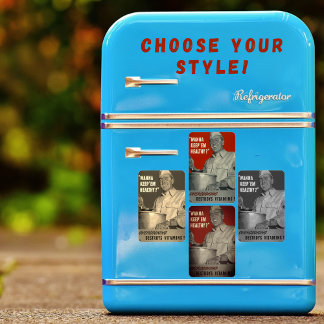 レトロヴィンテージスタイルWWIIヘルシーフード料理 マグネット