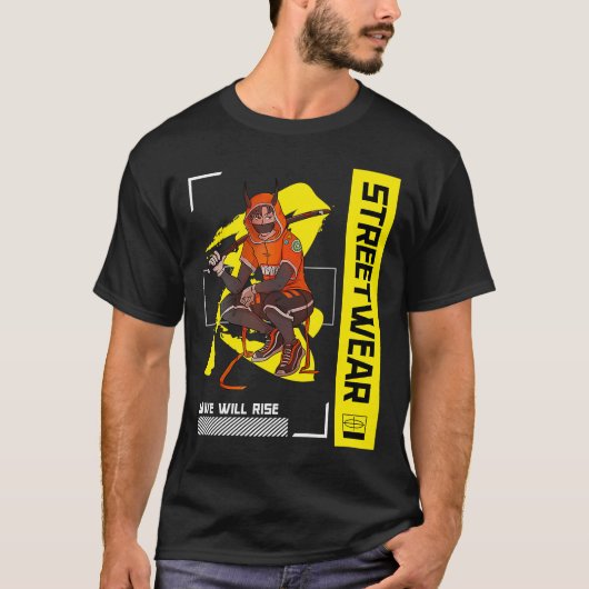 レトロヴィンテージストリートウェア Tシャツ (正面)