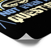 レトロヴィンテージスノー80sスキーにスキーするかスキーしない ポスター (角)