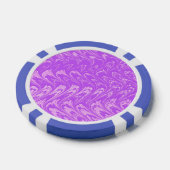 レトロヴィンテージスワーズラベンダーパープル ポーカーチップ (シングル)