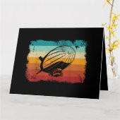 レトロヴィンテージゼッペリン飛行船ゼップリンL カード (黄色い花)