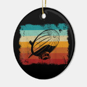 レトロヴィンテージゼッペリン飛行船ゼップリンL セラミックオーナメント (左)