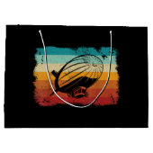 レトロヴィンテージゼッペリン飛行船ゼップリンL ラージペーパーバッグ (裏面)