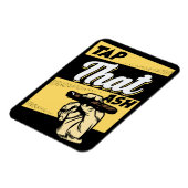 レトロヴィンテージタップダットアッシュおもしろいシガー引用文 マグネット (左側)