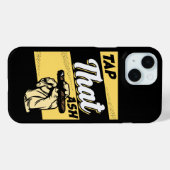 レトロヴィンテージタップダットアッシュおもしろいシガー引用文 Case-Mate iPhoneケース (裏面 (横))