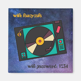 レトロヴィンテージターンテーブルカスタム文字 マグネット