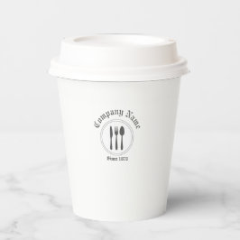 レトロヴィンテージダイナースプーン、フォーク、ナイフ、プレートグレー 紙コップ