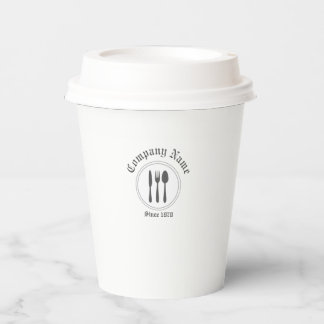 レトロヴィンテージダイナースプーン、フォーク、ナイフ、プレートグレー 紙コップ