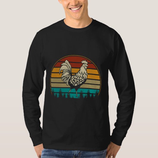 レトロヴィンテージチキン Tシャツ (正面)