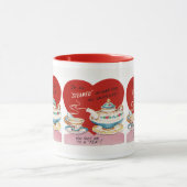 レトロヴィンテージティーヴァレンティーンズデイ マグカップ (中央)