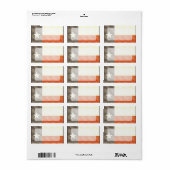 レトロヴィンテージテキサス州国旗 ラベル (フルシート)