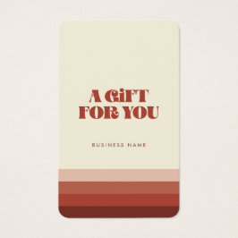 レトロヴィンテージテラコッタギフト券