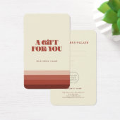 レトロヴィンテージテラコッタギフト券 (デスク)