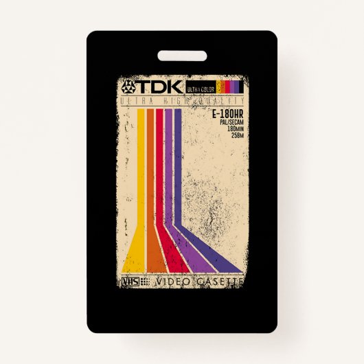 レトロヴィンテージテープ バッジ (正面)