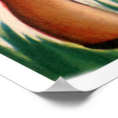 レトロヴィンテージディアホリデーバレンタインポスター ポスター (角)