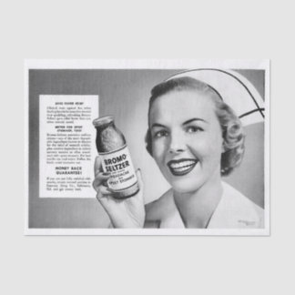 レトロヴィンテージデコパージュナースアート  薄葉紙