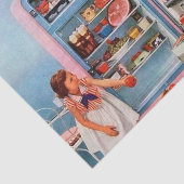 レトロヴィンテージデコレーションレディーガールキッチン 薄葉紙 (詳細)