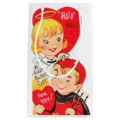 レトロヴィンテージデビルエンジェルバレンタイン スモールペーパーバッグ (正面)