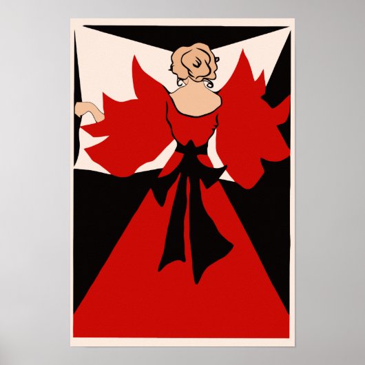 レトロヴィンテージデンマークのベルエポケ新聞の広告 ポスター (正面)