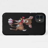 レトロヴィンテージトナディアピンククリスマスベビーシカ Case-Mate iPhoneケース (裏面(横))