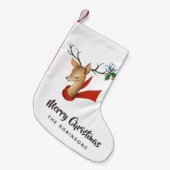 レトロヴィンテージトナディースクリマス スモールクリスマスストッキング (正面 (吊り時))