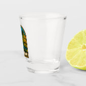 レトロヴィンテージトラベルアイスランド自然景観 ショットグラス (右)