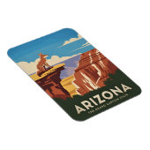 レトロヴィンテージトラベルアリゾナグランドキャニオン マグネット (右側)