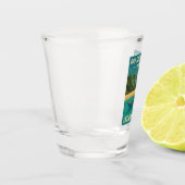 レトロヴィンテージトラベルギリトラワンガンインドネシア ショットグラス (左)