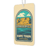 レトロヴィンテージトラベルケープタウン南アフリカ カーエアーフレッシュナー (左)