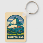 レトロヴィンテージトラベルスイスマッターホルン キーホルダー (裏面)