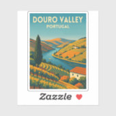 レトロヴィンテージトラベルドーロバレーポルトガルシーニック シール (シート)