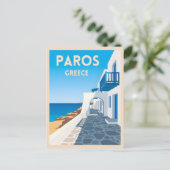 レトロヴィンテージトラベルパロスペリギアイランドシーサイド ポストカード (スタンド正面)