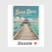 レトロヴィンテージトラベルボラポリネフランスのシア シール (シート)