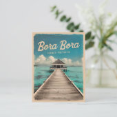 レトロヴィンテージトラベルボラポリネフランスのシア ポストカード (スタンド正面)