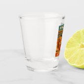 レトロヴィンテージトラベルマドリードスペインブルファイト ショットグラス (左)