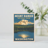 レトロヴィンテージトラベル山レイニアナショナルパーク ポストカード (スタンド正面)