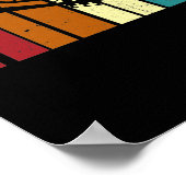 レトロヴィンテージトロンボンマーチングバンドトロンボーン ポスター (角)