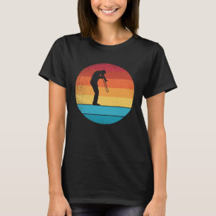 レトロヴィンテージトロンボーン選手オールドスクール1 Tシャツ