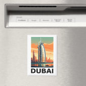 レトロヴィンテージドバイUAE旅行 マグネット (インサイチュ (食洗機))