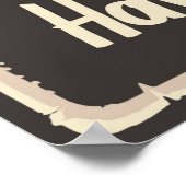 レトロヴィンテージドーナツ事業 ポスター (角)