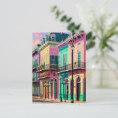 レトロヴィンテージニューオーリンズルイジアナ ポストカード (スタンド正面)